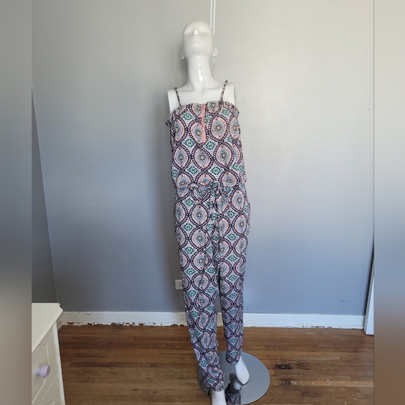 Molly Bracken Geometric Jumpsuit, VGUC, Size M - Picture 1 of 8